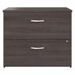 Pemberly Row 2 Drawer Lateral File Cabinet in Storm Gray - Engineered Wood