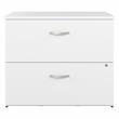 Pemberly Row 2 Drawer Lateral File Cabinet in White - Engineered Wood