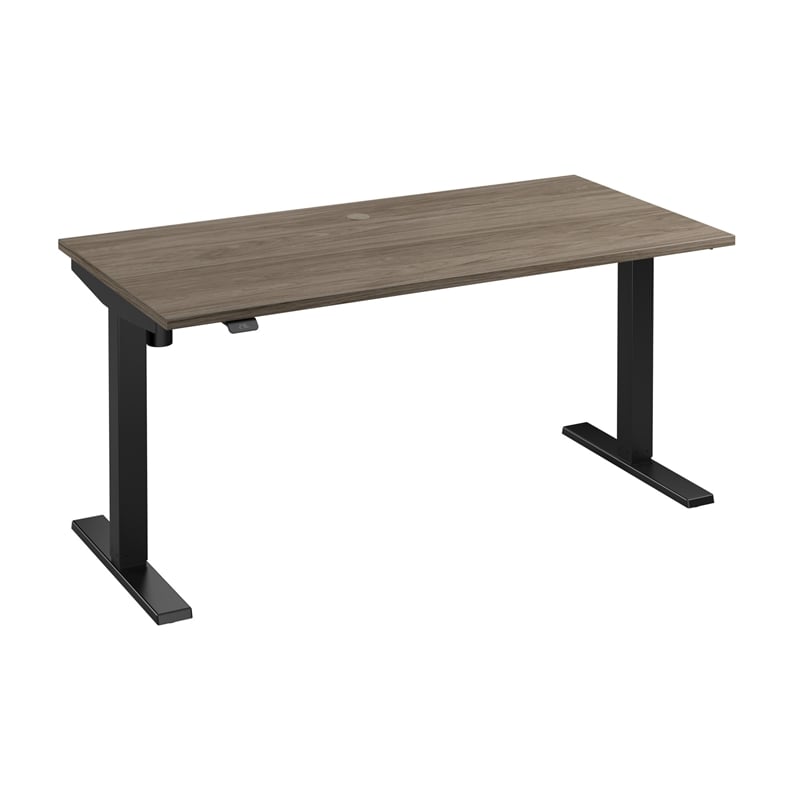 Pemberly Row 60W x 30D Height Adjustable Standing Desk - Engineered Wood