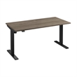 Pemberly Row 60W x 30D Height Adjustable Standing Desk - Engineered Wood