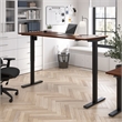 Pemberly Row 72W x 30D Height Adjustable Standing Desk - Engineered Wood