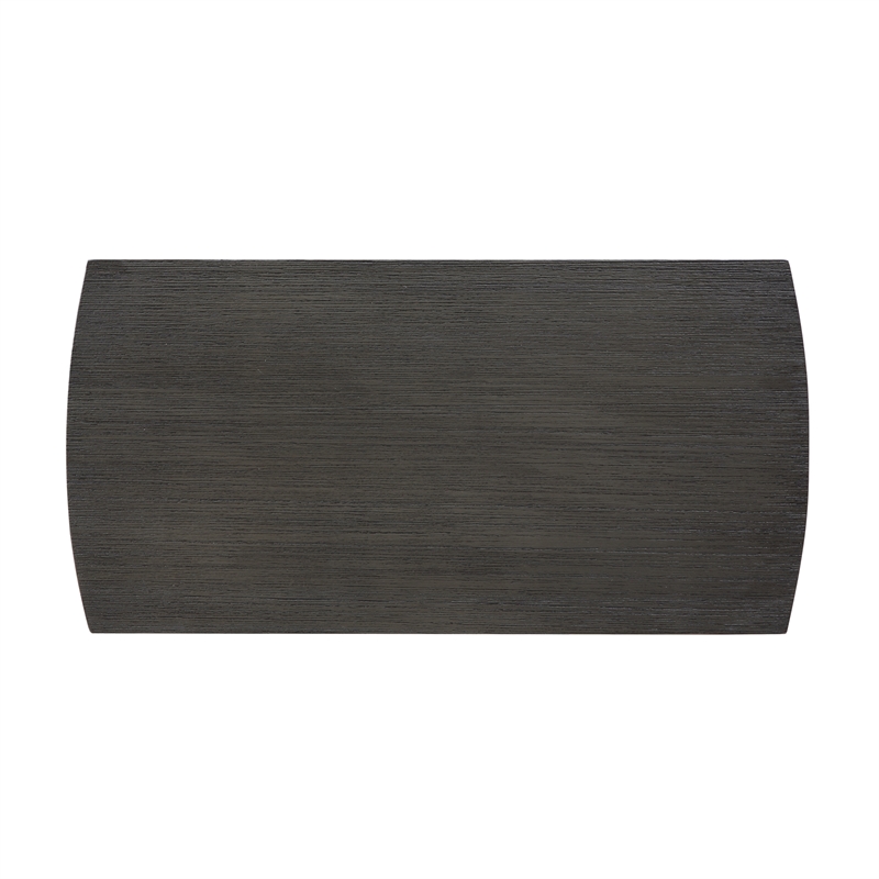 Pemberly Row Modern End Table with Shelf in Gray Wood Finish