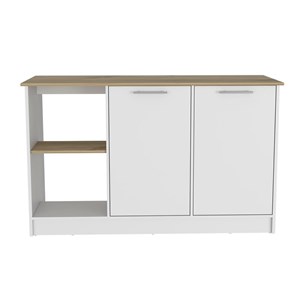 Pemberly Row Kitchen Island Engineered Wood Kitchen Islands in Multi-color