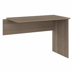 Pemberly Row Modern Desk Return in Ash Gray - Engineered Wood