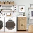 Pemberly Row  Framed 2 Door / 1 Drawer Base Cabinet in Natural