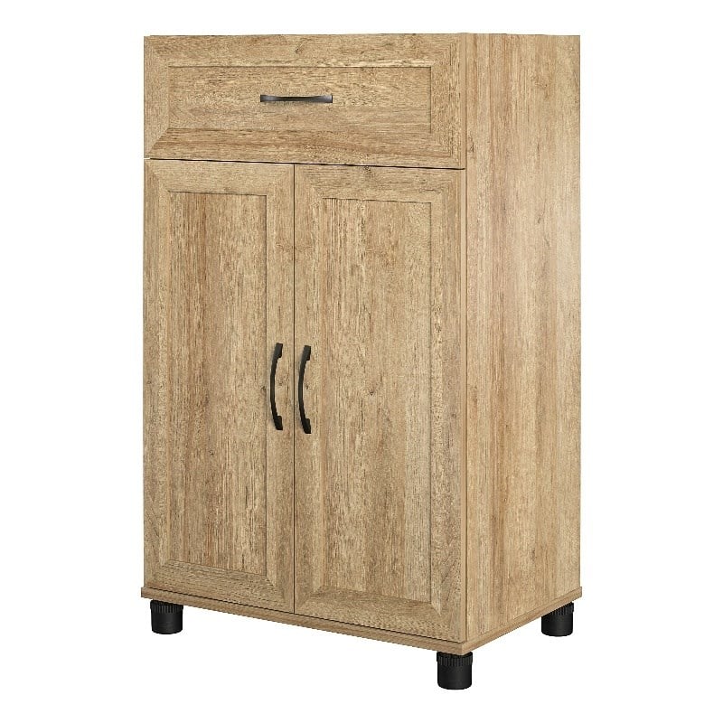 Pemberly Row  Framed 2 Door / 1 Drawer Base Cabinet in Natural