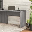 Pemberly Row Modern Desk Return in Modern Gray - Engineered Wood