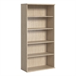 Pemberly Row Tall 5 Shelf Bookcase in Natural Elm - Engineered Wood