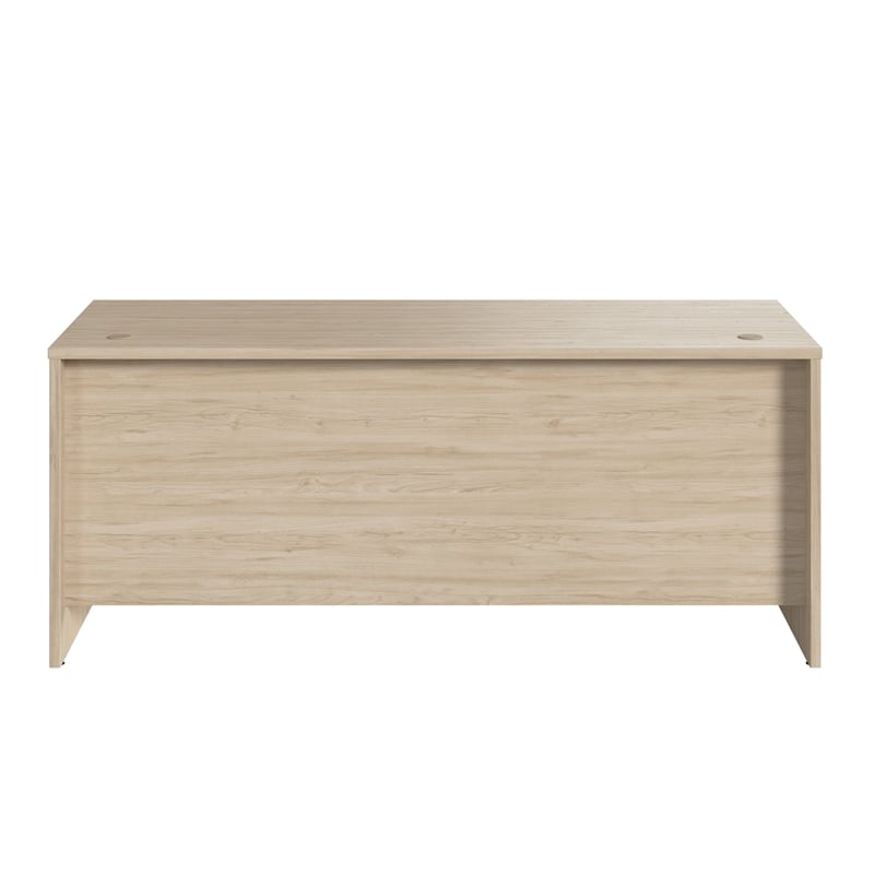 Pemberly Row 72W x 30D Office Desk in Natural Elm - Engineered Wood