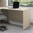 Pemberly Row 42W Desk Return in Natural Elm - Engineered Wood