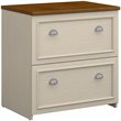 Pemberly Row 2 Drawer Lateral File Cabinet in Antique White - Engineered Wood