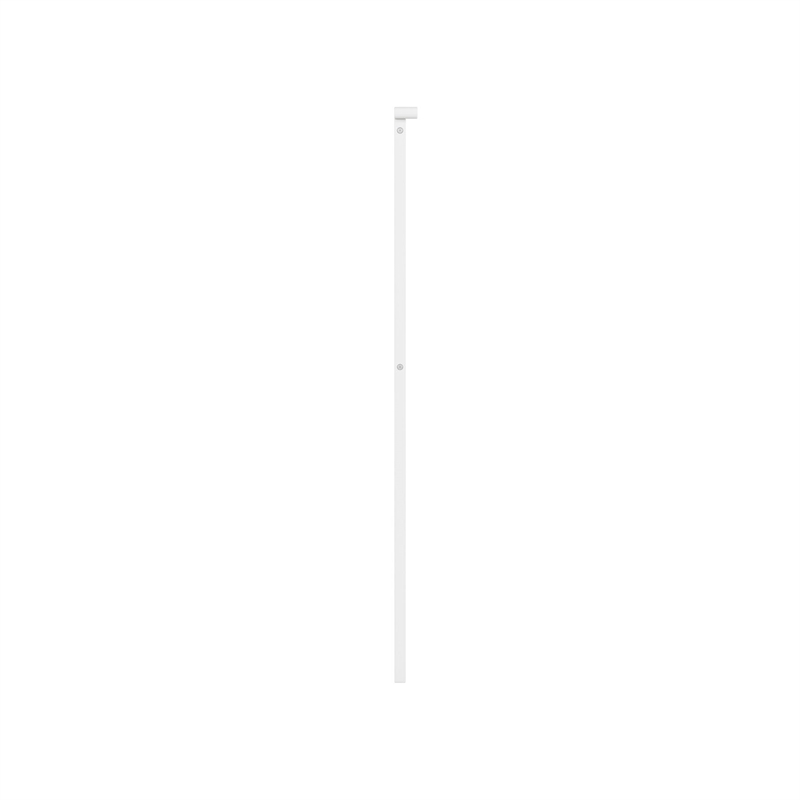 Pemberly Row King Wood Panel Headboard with USB Charging Station in White