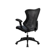 Pemberly Row Contemporary High Back Mesh Office Chair in Gray
