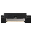 Pemberly Row Smart Multifunctional Queen Size Bed Made with Wood in Gray