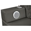 Pemberly Row Smart Multifunctional Queen Size Bed Made with Wood in Gray