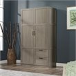 Pemberly Row Engineered Wood Storage Cabinet in Silver Sycamore