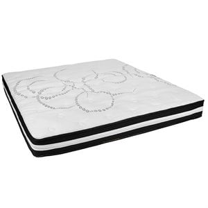 Pemberly Row Contemporary 10&quot King Hybrid Pocket Spring Mattress