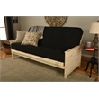 Pemberly Row Coil Hinged Full-size Futon Mattress in Black-Frame Not Included