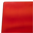 Pemberly Row Modern Rain Drop Design Dining Chair in Red Set of 2