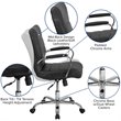 Pemberly Row 5 Piece Wood Oval Conference Table Set in Gray and Black