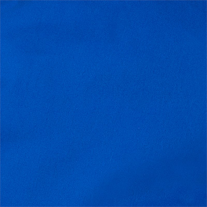 Pemberly Row Contemporary Oversized Bean Bag Chair in Royal Blue