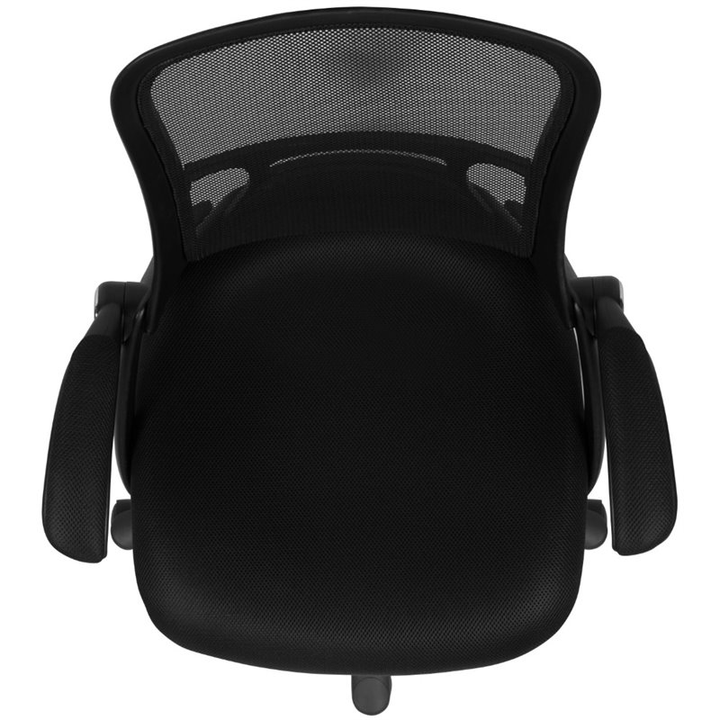 Pemberly Row High-Back Ergonomic Mesh Office Swivel Chair in Black