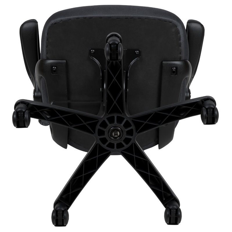 Pemberly Row High-Back Ergonomic Mesh Office Swivel Chair in Dark Gray