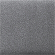 Pemberly Row Set of 2 Microfiber Upholstery Sofa in Black and Ottoman in Gray