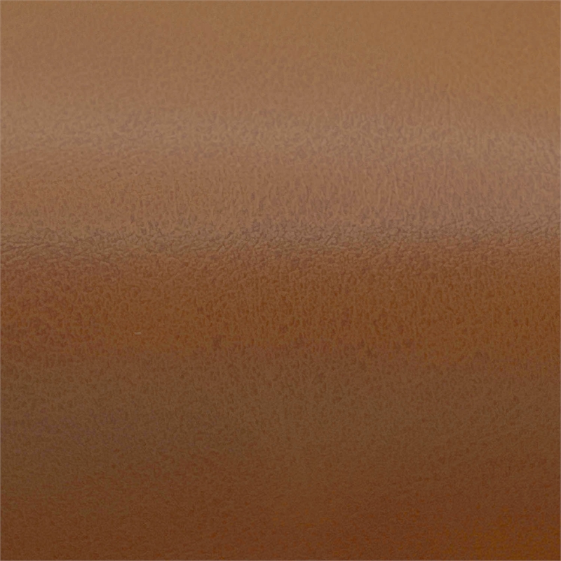 Pemberly Row Set of 2 Microfiber Upholstery Sofa in Black and Ottoman in Caramel