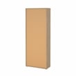 Pemberly Row Set of 2 Adjustable 6-Shelf Open Storage Bookcases in Hickory