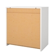 Pemberly Row Set of 2 3-Drawer Livingroom Sideboard and Storage Chest in White