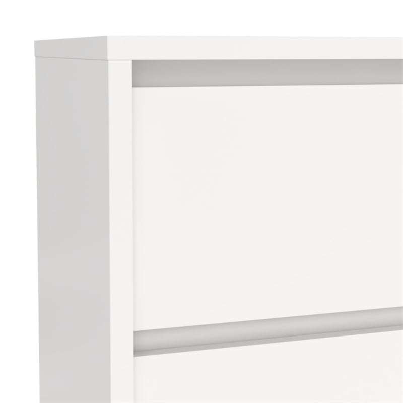 Pemberly Row Set of 2 Nightstand End Table and Livingroom Sideboard in White
