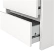 Pemberly Row Set of 4 - 2 Nightstand End Tables and Sideboard and Chest in White