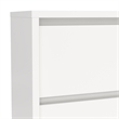 Pemberly Row Set of 3 Nightstand End Table and Sideboard and Chest in White
