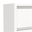 Pemberly Row Set of 2 2-Drawers Bedroom Nightstand End Table in White