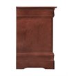 Pemberly Row Set of 3 Full Sleigh Bed and Dresser and Nightstand in Cherry