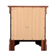 Pemberly Row Set of 4 Twin Sleigh Bed & Dresser & Nightstand & Mirror in Cherry