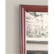 Pemberly Row Set of 4 Twin Sleigh Bed & Dresser & Nightstand & Mirror in Cherry