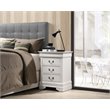 Pemberly Row Set of 2 Engineered Wood 3-Drawer Nightstands in White