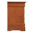 Pemberly Row Set of 2 Engineered Wood 2-Drawer Nightstands in Oak