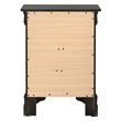 Pemberly Row Set of 2 Engineered Wood 3-Drawer Nightstands in Black