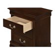 Pemberly Row Set of 2 Engineered Wood 3-Drawer Nightstands in Cappuccino