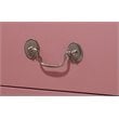 Pemberly Row Set of 2 Engineered Wood 2-Drawer Nightstands in Pink