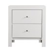 Pemberly Row Set of 2 Engineered Wood 2-Drawer Nightstands in White