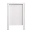 Pemberly Row Set of 2 Engineered Wood 2-Drawer Nightstands in White