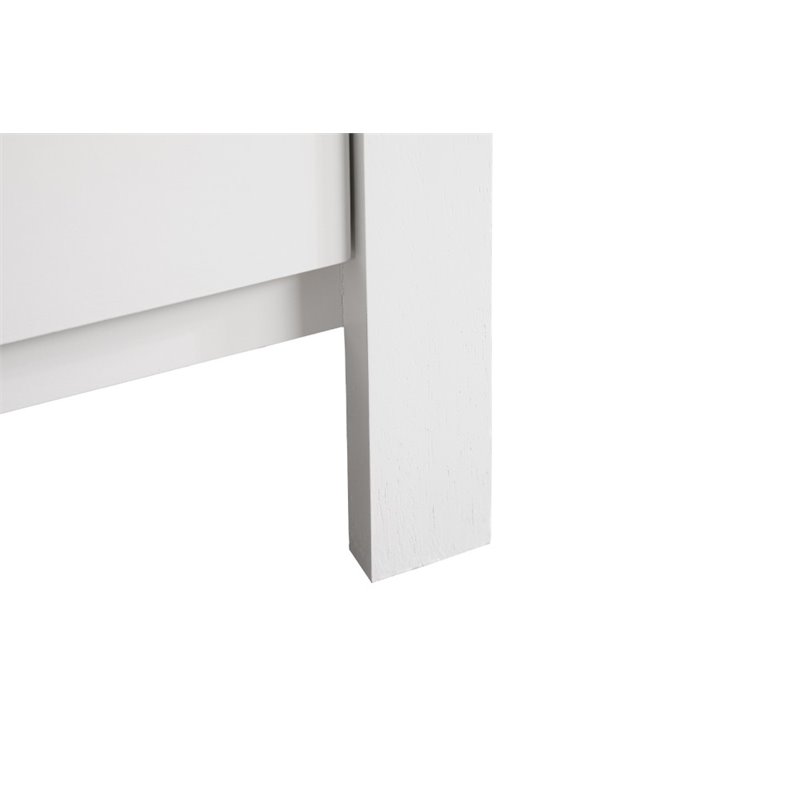 Pemberly Row Set of 2 Engineered Wood 2-Drawer Nightstands in White