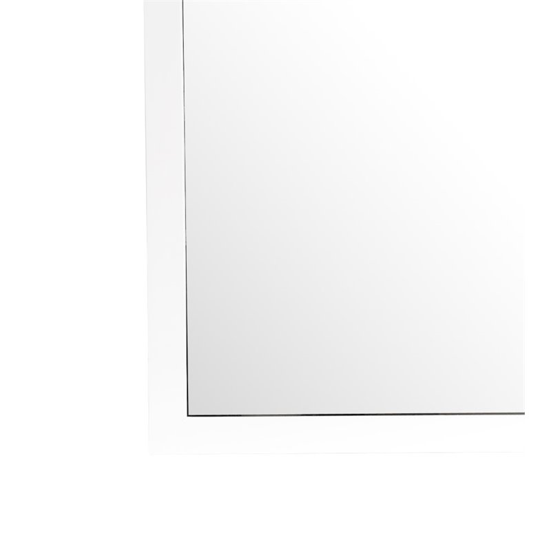 Pemberly Row Set of 2 Transitional 6-Drawer Dresser and Mirror in White