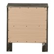 Pemberly Row Set of 2 Engineered Wood 2-Drawer Nightstands in Gray