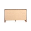 Pemberly Row Set of 2 Transitional 6-Drawer Dresser and Mirror in Cherry