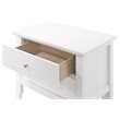 Pemberly Row Set of 3 Transitional Dresser and Nightstand and Mirror in White